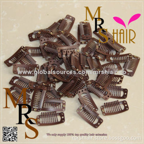 3.2CM T shape 9 teeth stainless steel snap clips